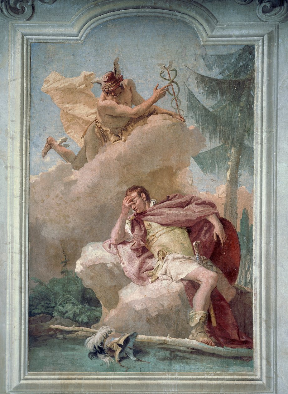 Giambattista Tiepolo (1696-1770), Room of Aeneid, Villa Valmarana 