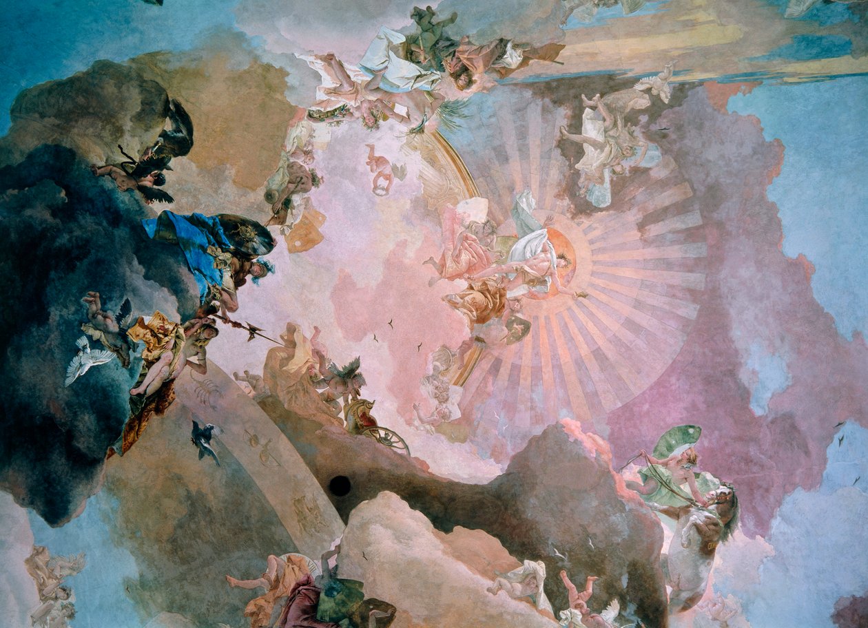 Olimpos by Giovanni Battista Tiepolo