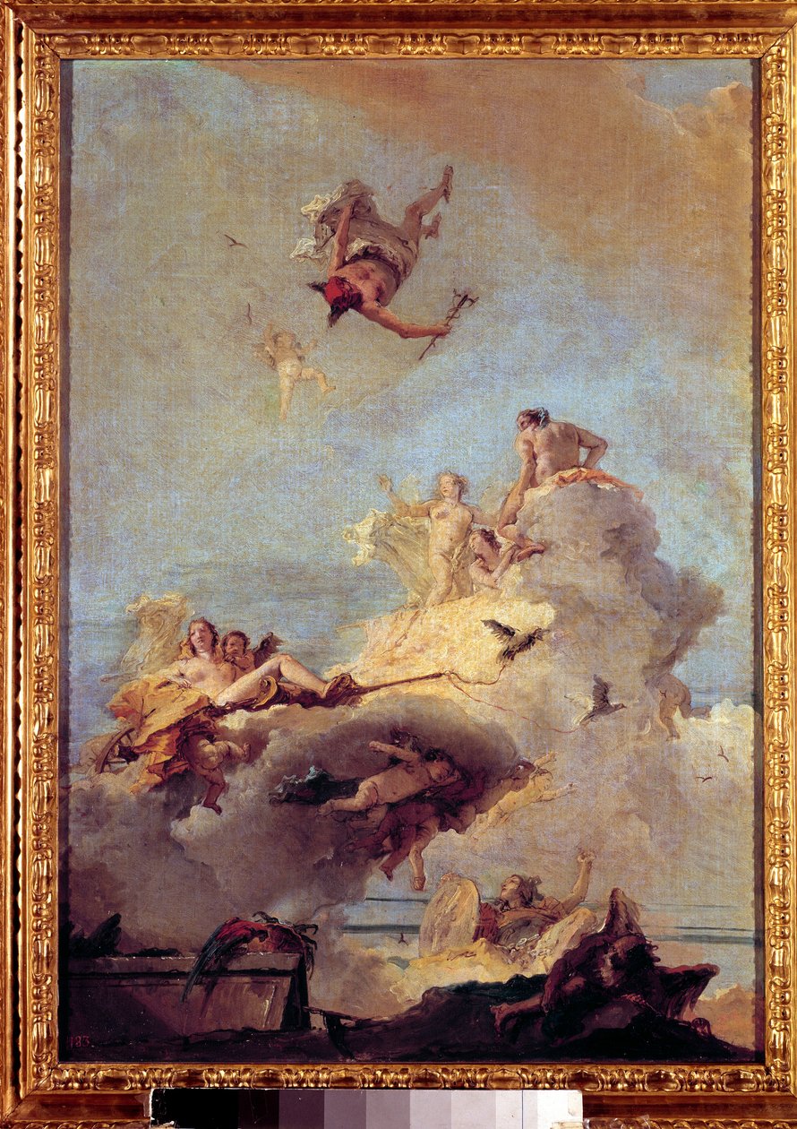 Giovanni Battista (Giambattista) Tiepolo (1696-1770) tarafından Olimpos Tablosu 18. yüzyıl Madrid, Prado Müzesi. by Giovanni Battista Tiepolo