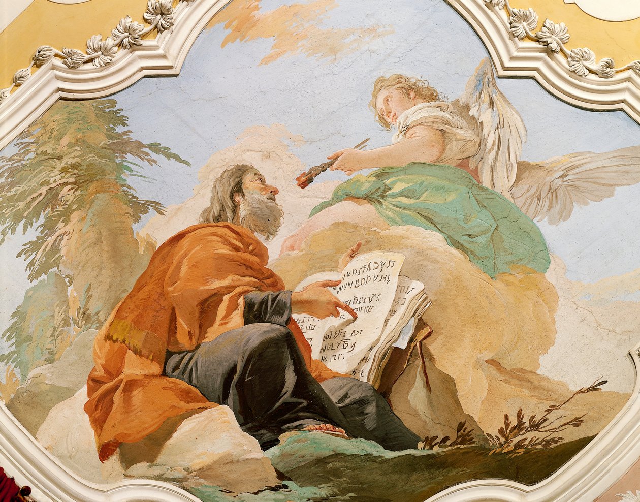Peygamber Yeremya, Giovanni Battista Tiepolo (1696-1770), fresk, Ataerkil Saray, Kırmızı Oda, Udine by Giovanni Battista Tiepolo