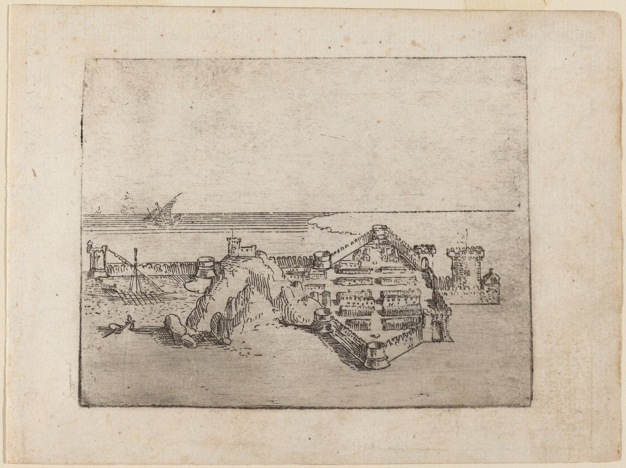 "Bizzarie di çeşitli Figürler"den by Giovanni Battista Bracelli