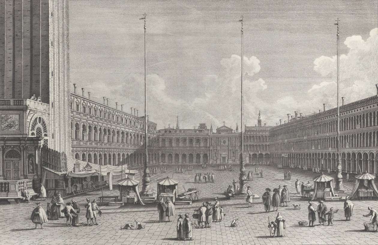 En uçta San Geminiano kilisesinin bulunduğu Piazza San Marco