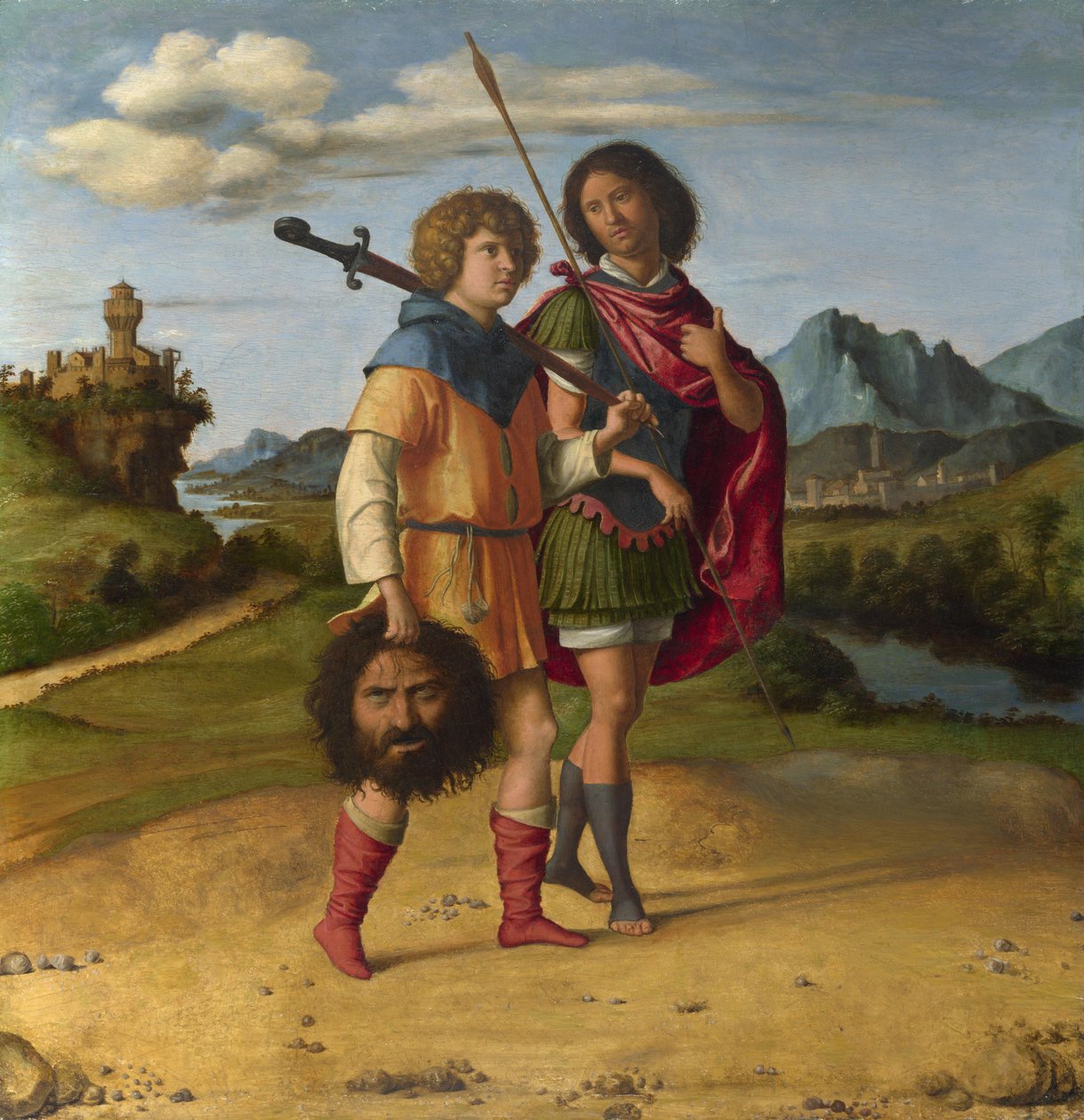 David ve Jonathan, c.1508 by Giovanni Battista Cima da Conegliano