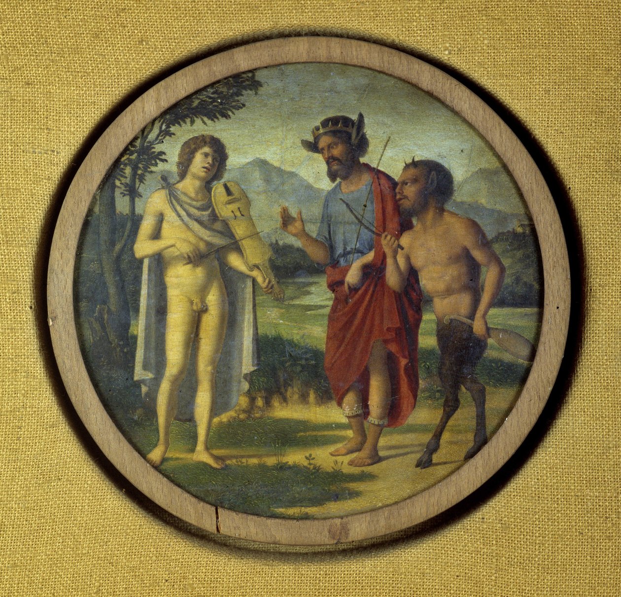 Apollo (lirli) ve Marsyas
