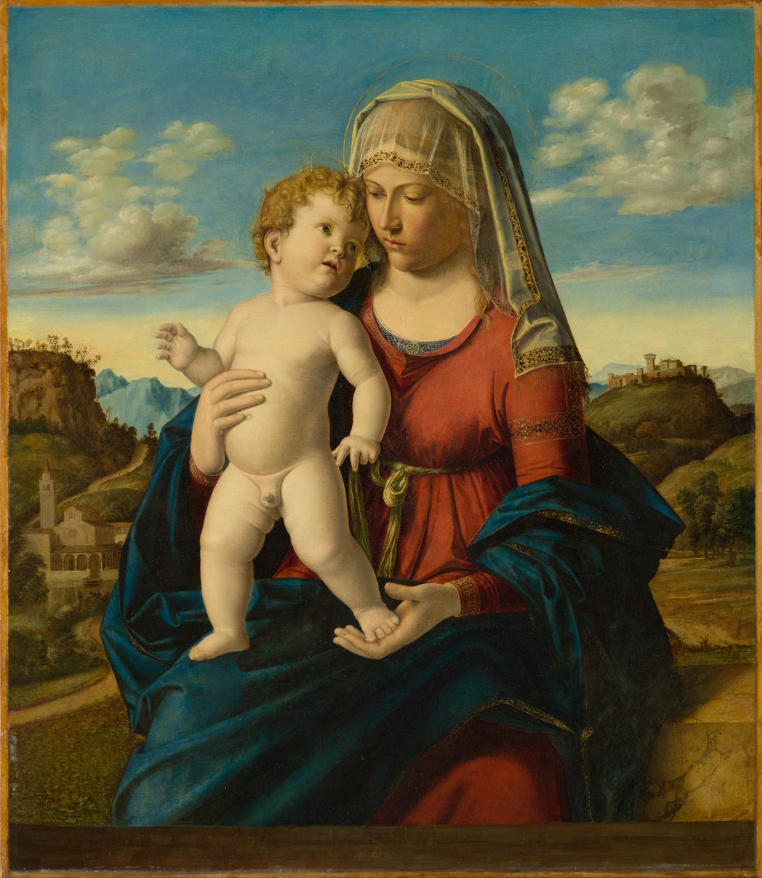 Manzaradaki Madonna ve Çocuk, c.1496-1499 by Giovanni Battista Cima da Conegliano