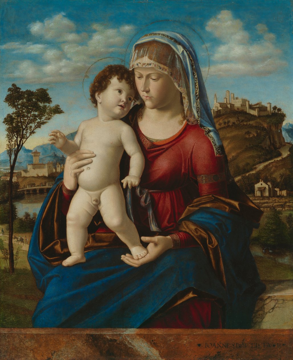 Manzaradaki Madonna ve Çocuk, c.1496-99 by Giovanni Battista Cima da Conegliano