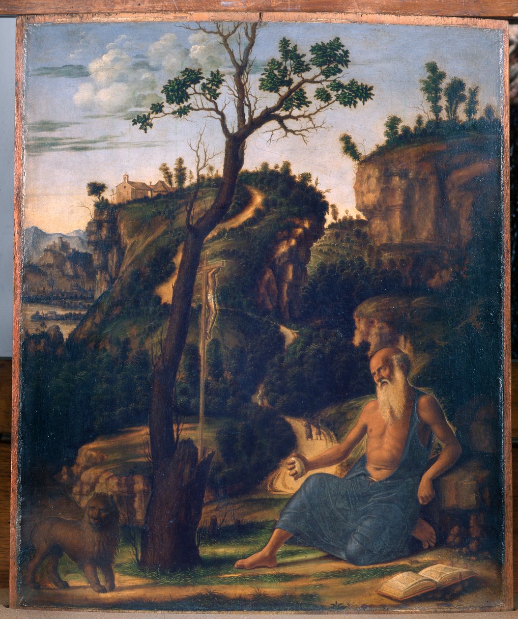 Aziz Jerome çölde, 1493-94 by Giovanni Battista Cima da Conegliano