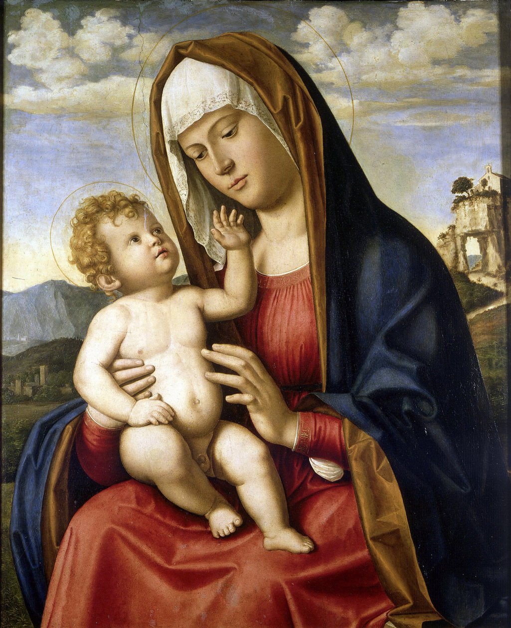 bakire ve çocuk by Giovanni Battista Cima da Conegliano