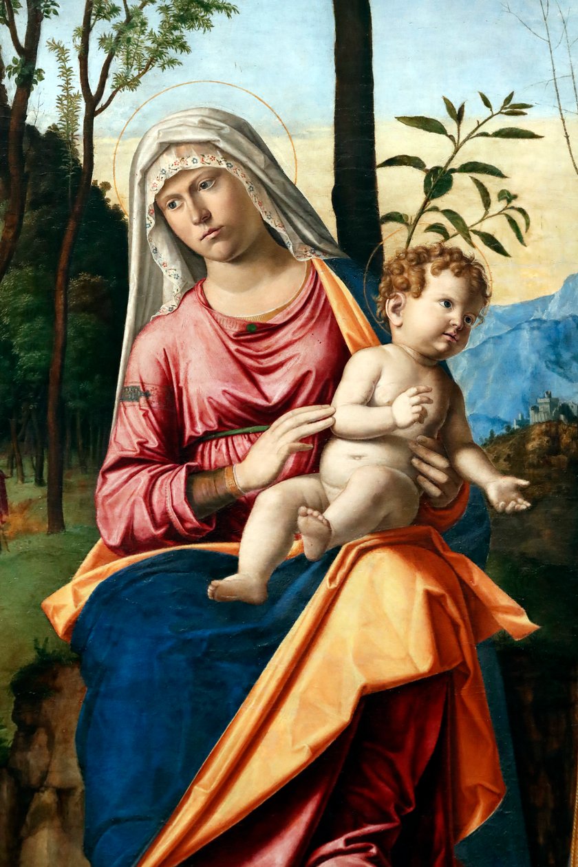 Aziz Jerome ve Toulouse Louis ile Bakire ve Çocuk by Giovanni Battista Cima da Conegliano