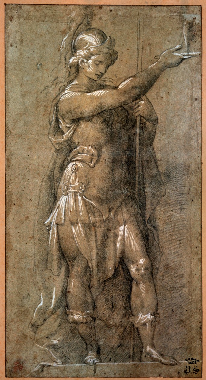 Minerva, 17. yüzyılın başlarında by Giovanni Battista Crespi