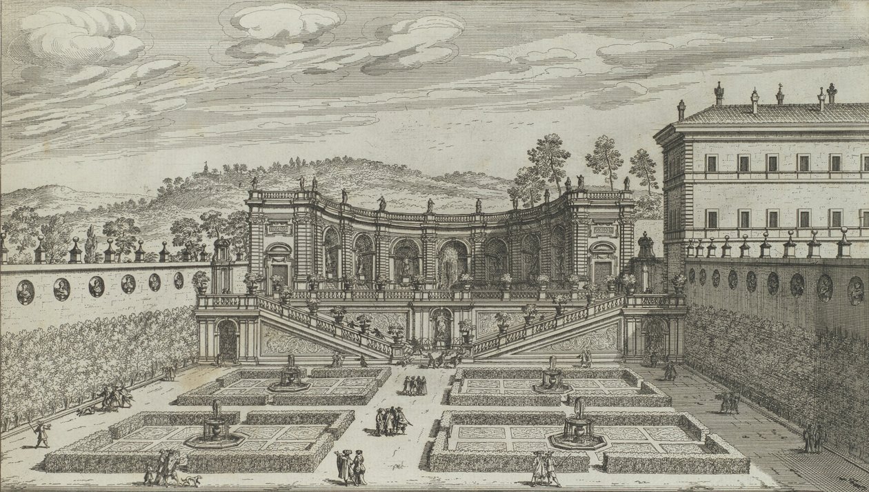 Fras ..., 1691 veya sonrası Mondragone Teatro et Giardino Contigvo