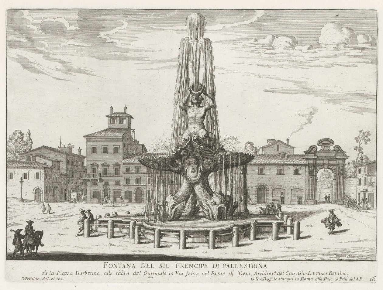 Piazza Barberini te Roma