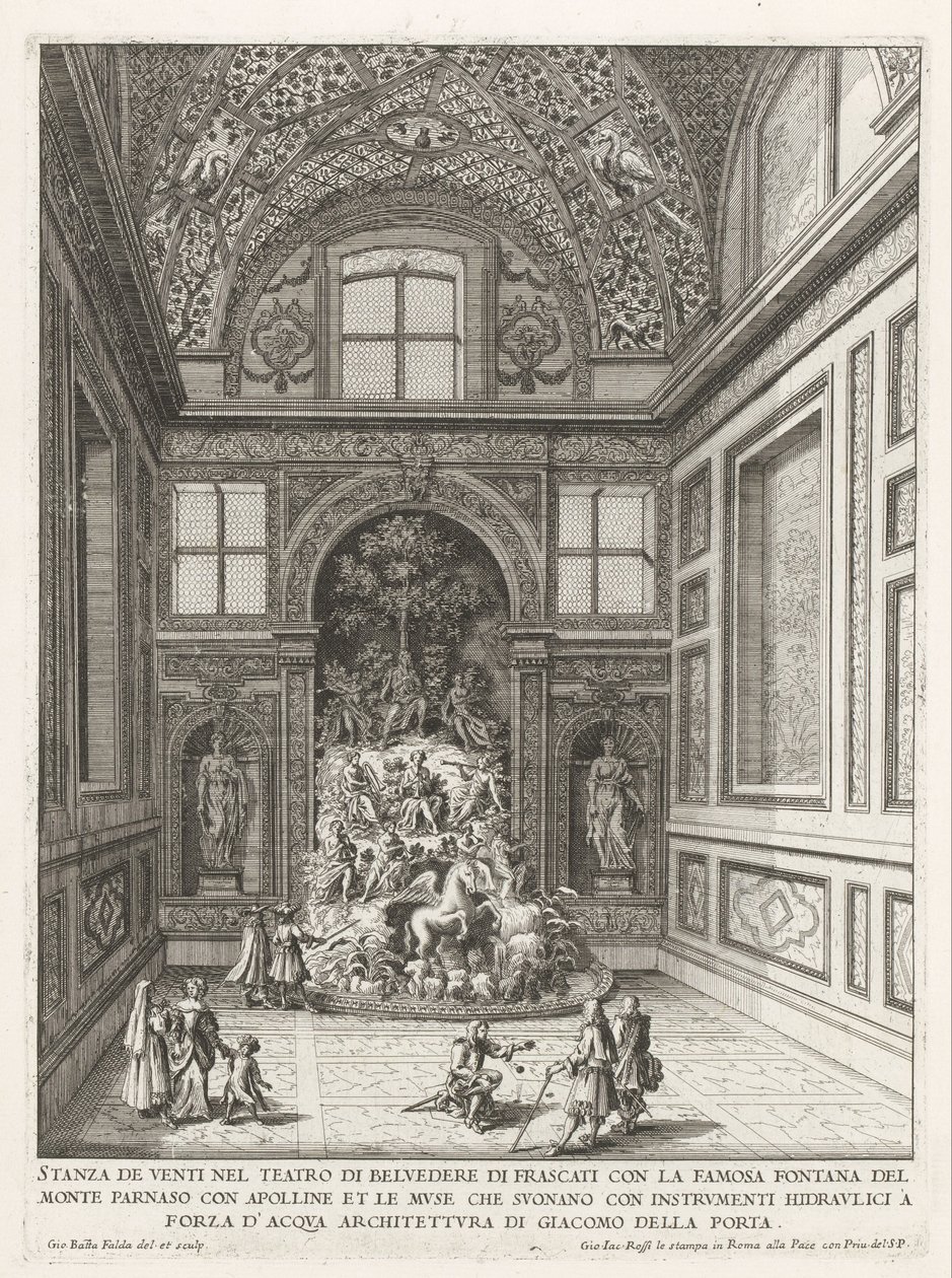 Rüzgarlar Odası de tuinen van de Villa Aldobrandini te Frascati Frascati