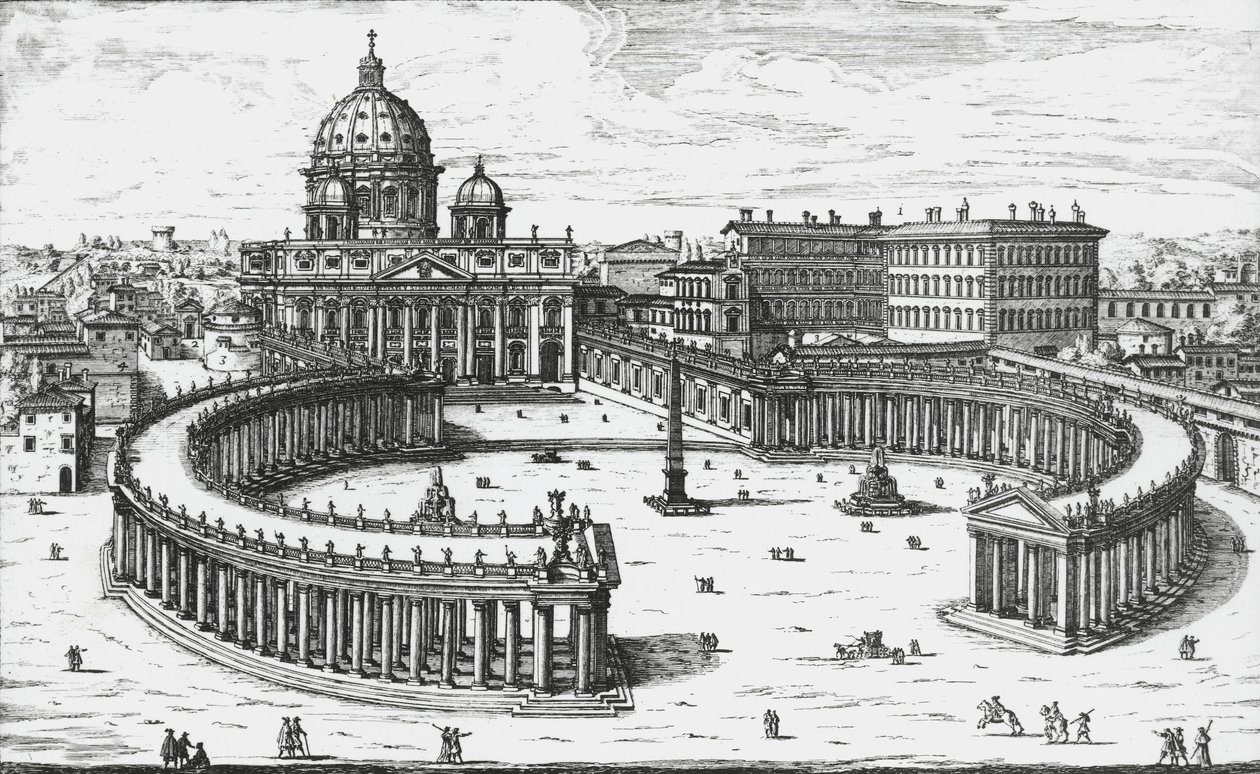 Vatikan Şehri, Aziz Petrus Bazilikası ve Vatikan Sarayları ile Piazza San Pietro