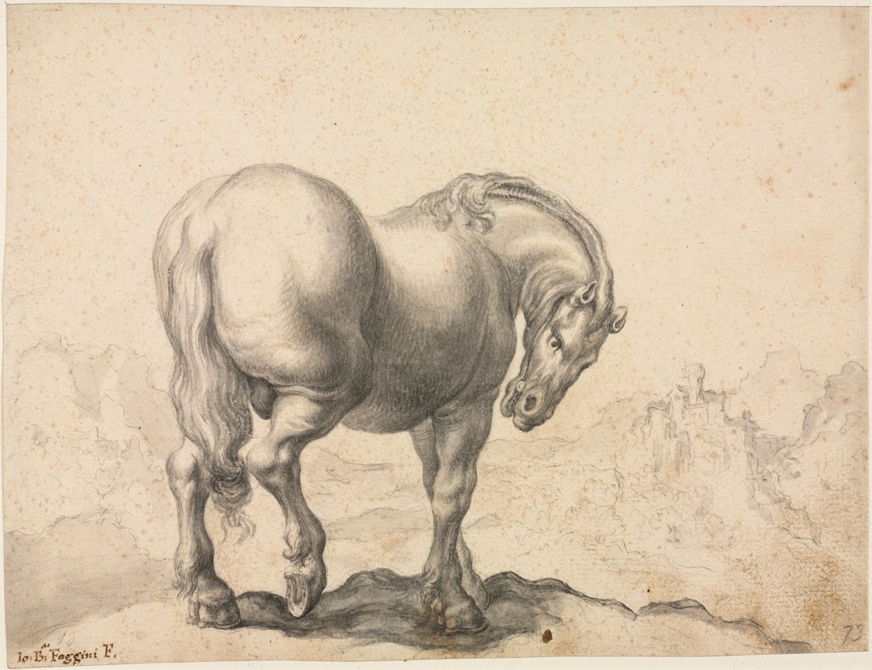 Aygır Çalışması, 18. yüzyılın ilk üçüncüsü. by Giovanni Battista Foggini