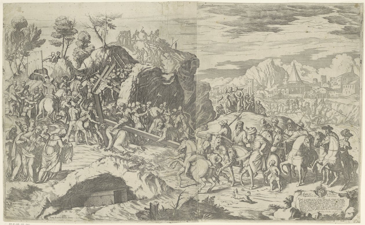 Mesih çarmıhın ağırlığına yenik düşer by Giovanni Battista Fontana