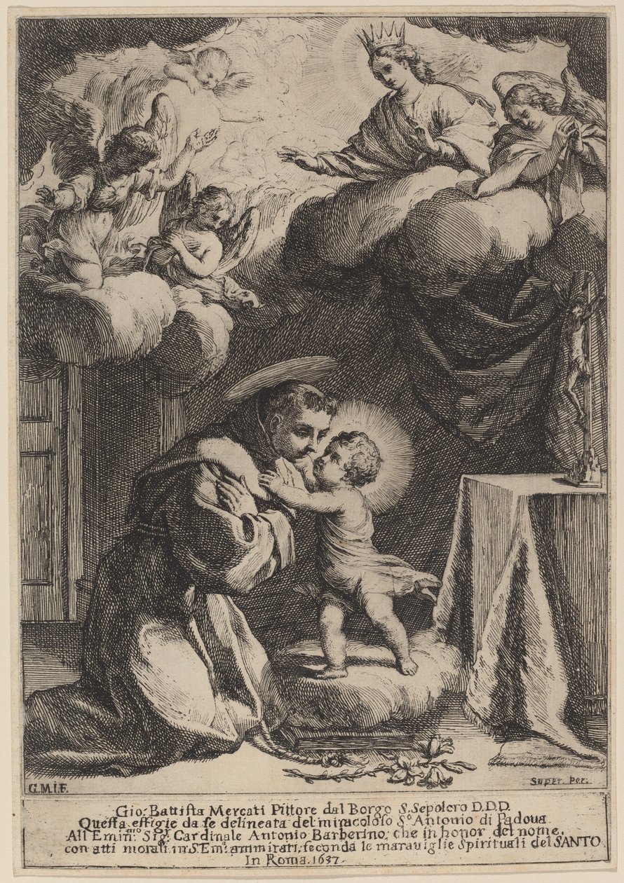 Padua Aziz Anthony by Giovanni Battista Mercati