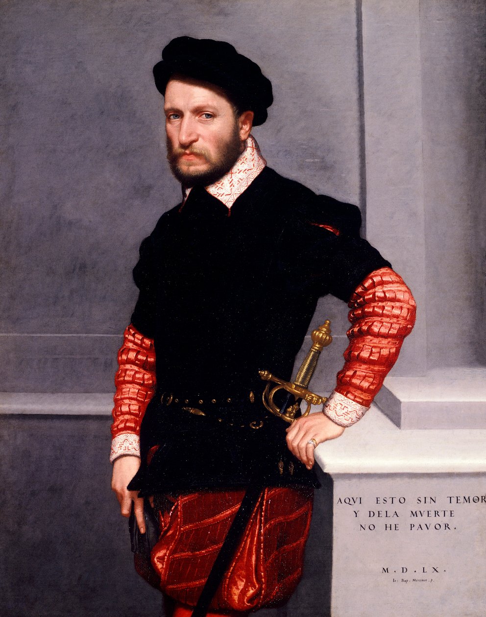 Albuquerque Dükü Don Gabriel de la Cueva y Giron'un portresi, Giovanni Battista Moroni (yaklaşık 1525-1578), tuval üzerine yağlı boya by Giovanni Battista Moroni