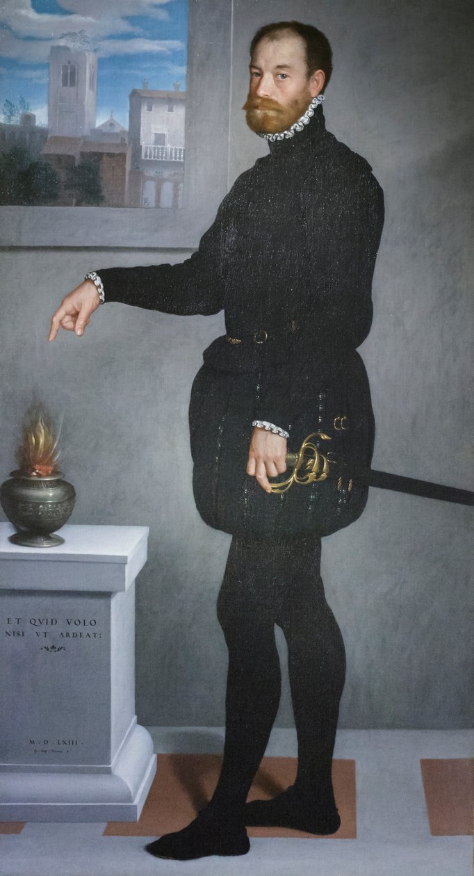 Pietro Secco Suardo'nun Portresi by Giovanni Battista Moroni