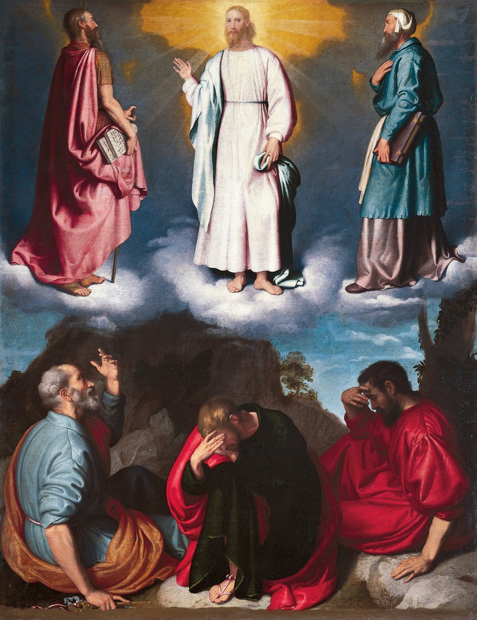 Giovanni Battista Moroni tarafından Başkalaşım (1525-1578 dolaylarında) by Giovanni Battista Moroni