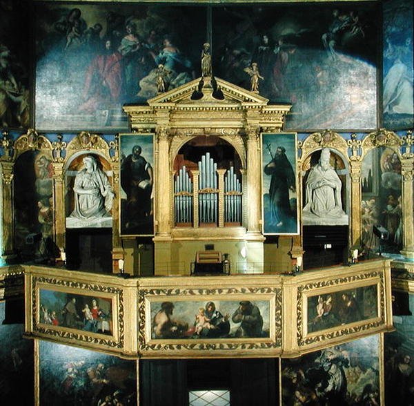 Organın görünümü, 1615 by Giovanni Battista Novello