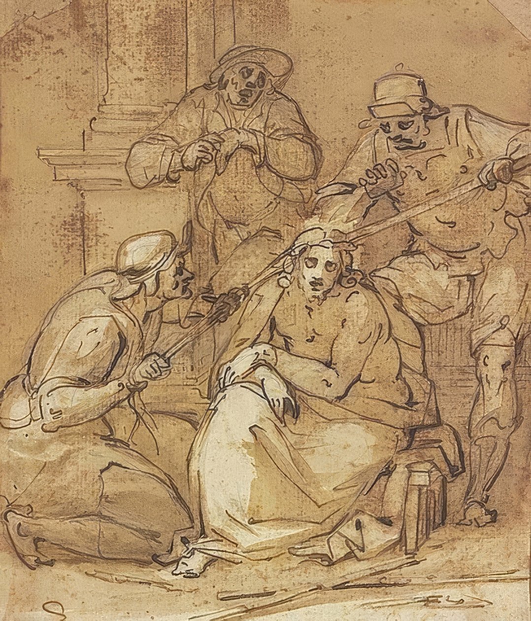Dikenlerin taçlandırılması by Giovanni Battista Paggi