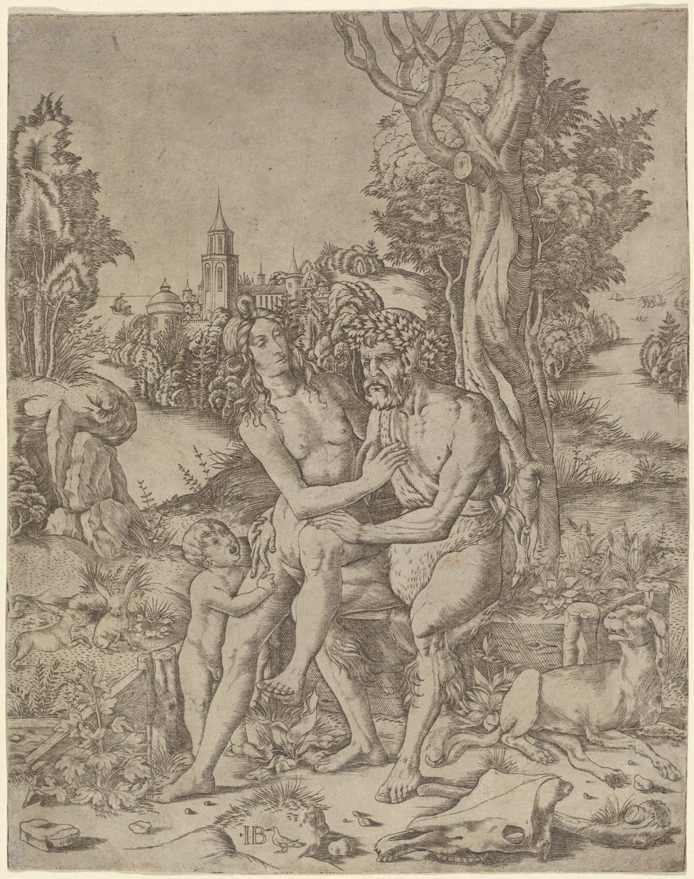 Faun Ailesi by Giovanni Battista Palumba
