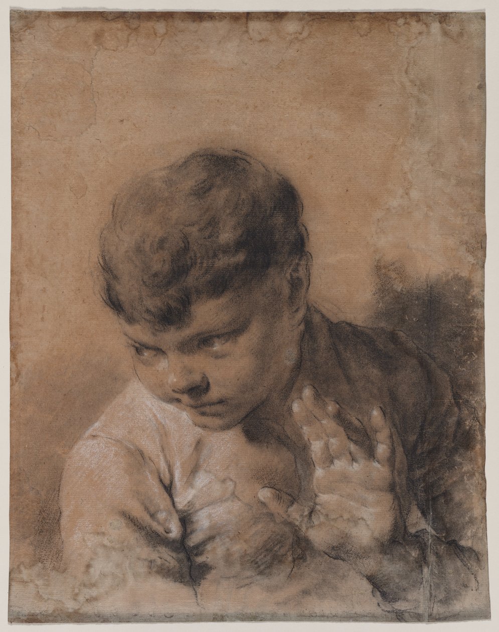 Sanatçıların Portresi Son Giacomo, c. 1735. by Giovanni Battista Piazzetta