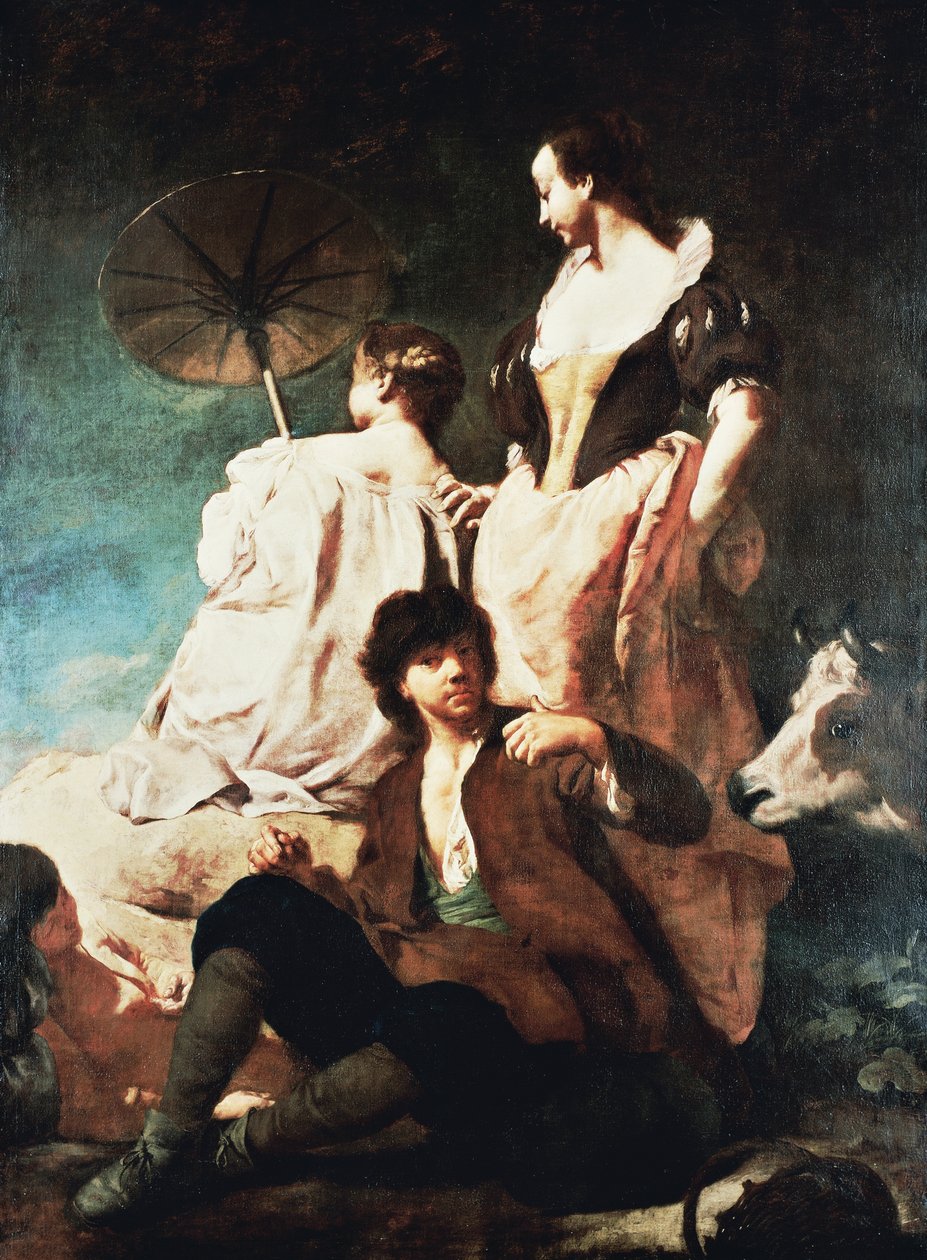 kıyıda idil by Giovanni Battista Piazzetta