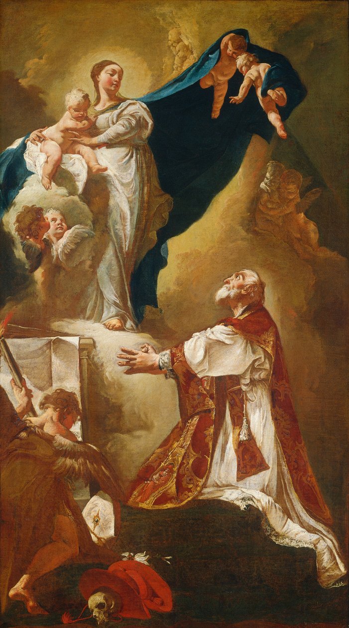 Madonna ve Saint Philip Neri