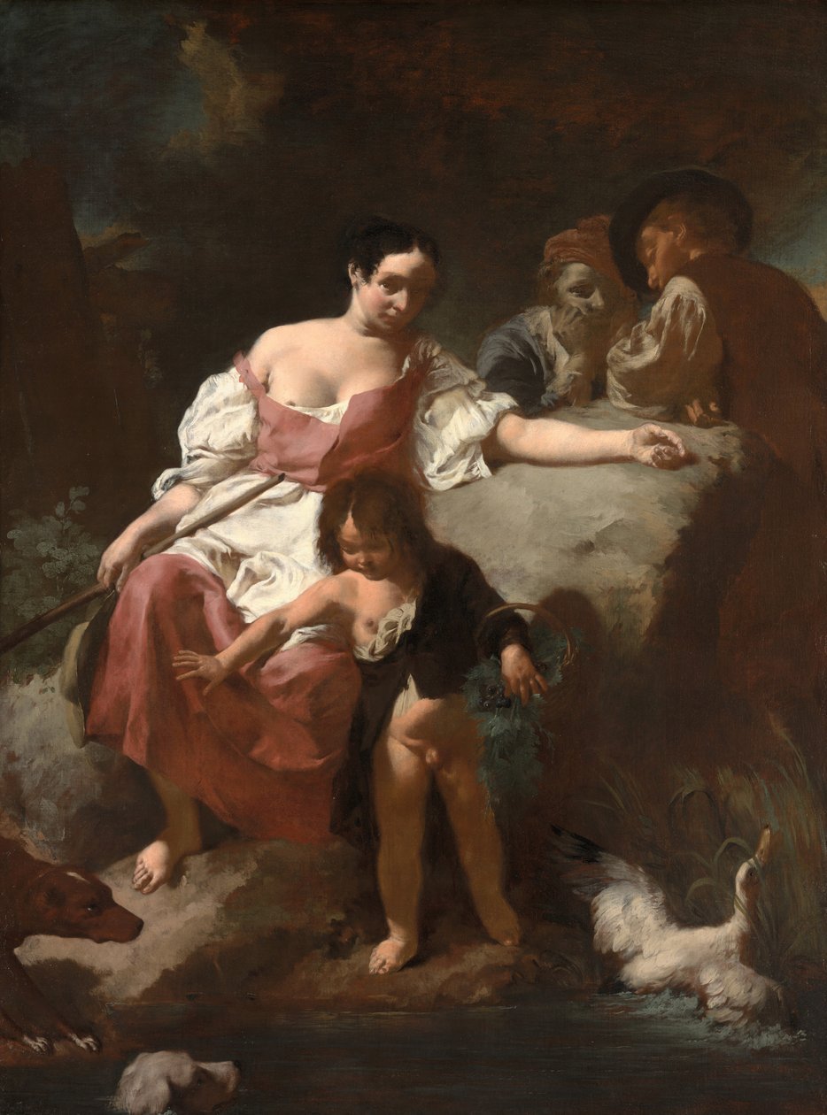 Pastoral Sahne, 1740. by Giovanni Battista Piazzetta