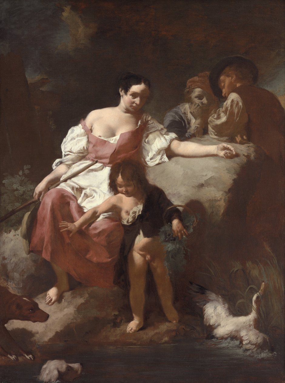 Pastoral sahne, 1740 by Giovanni Battista Piazzetta