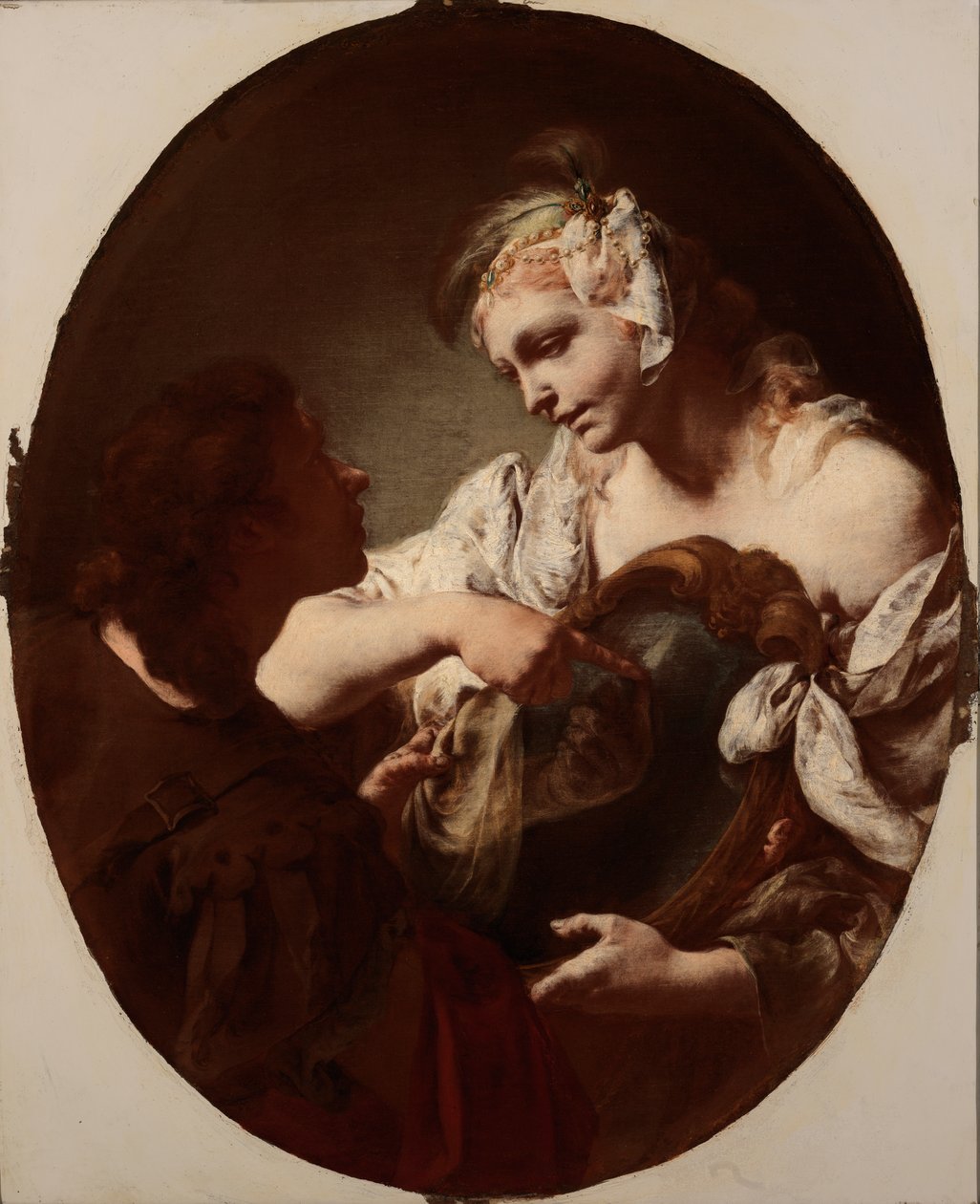 Sihirli Ayna, 18. yüzyılın başlarında by Giovanni Battista Piazzetta
