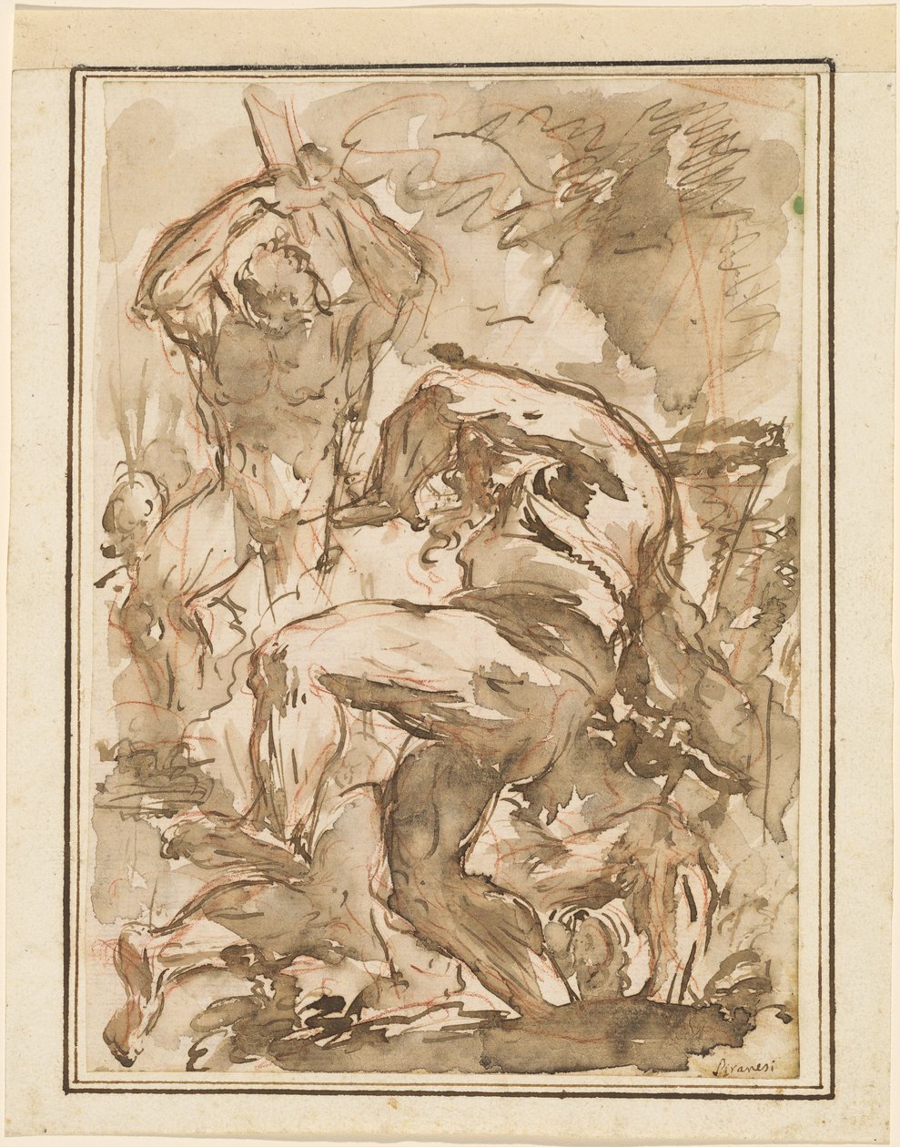 Çıplak Erkeklerin Savaşı by Giovanni Battista Piranesi