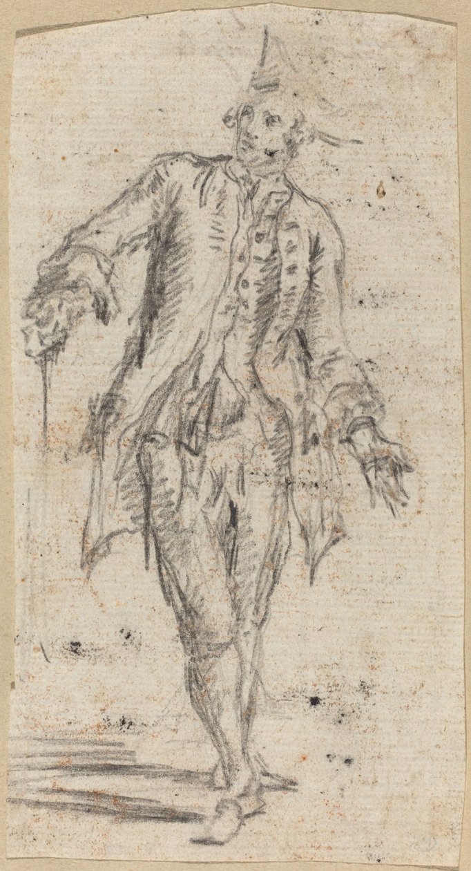 Bastonlu Bir Beyefendi by Giovanni Battista Piranesi
