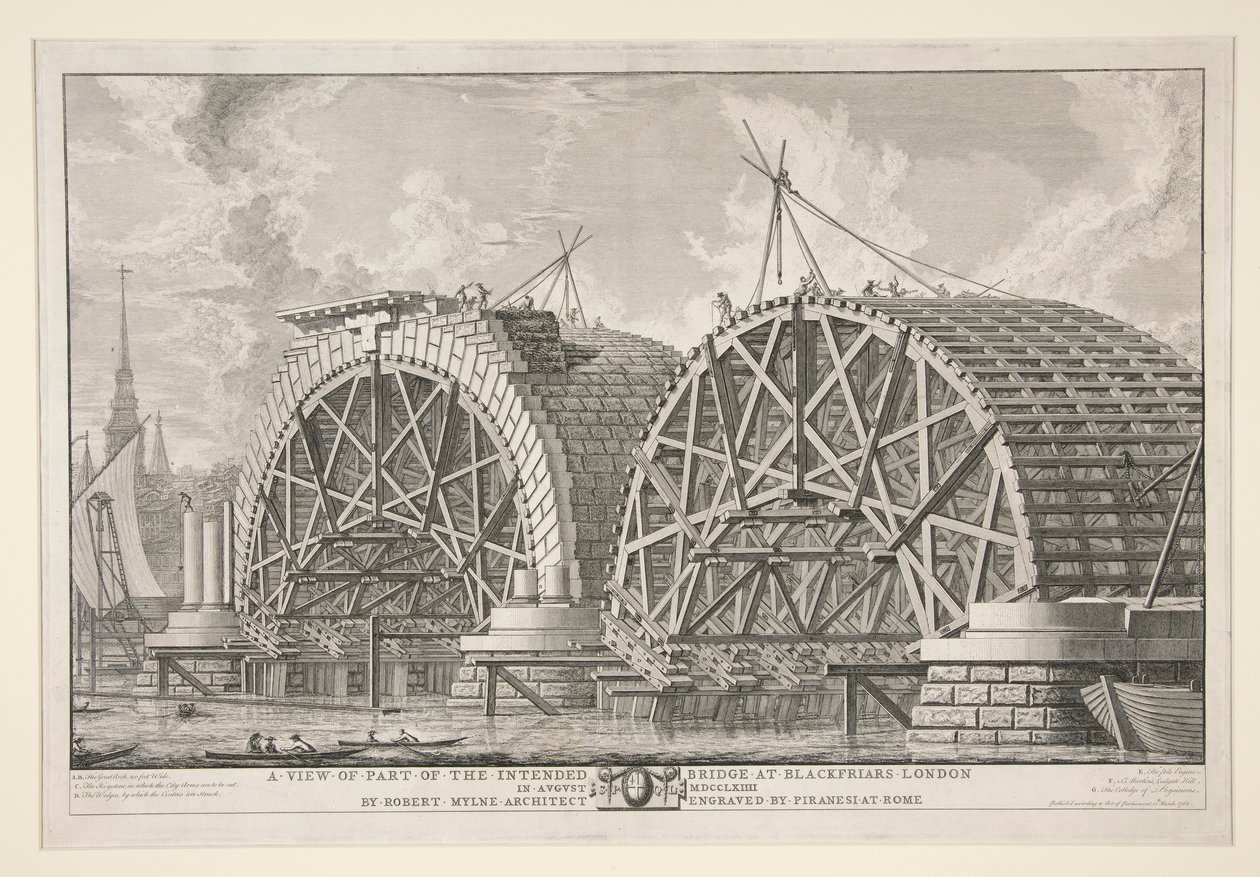 Ağustos ayında Blackfriars, Londra