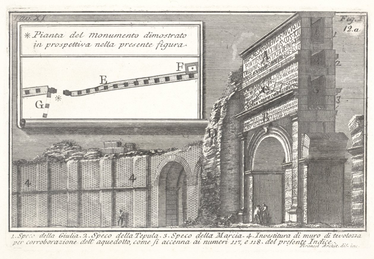 Acqua Giulia Su Kemeri, Speco della Giulia by Giovanni Battista Piranesi