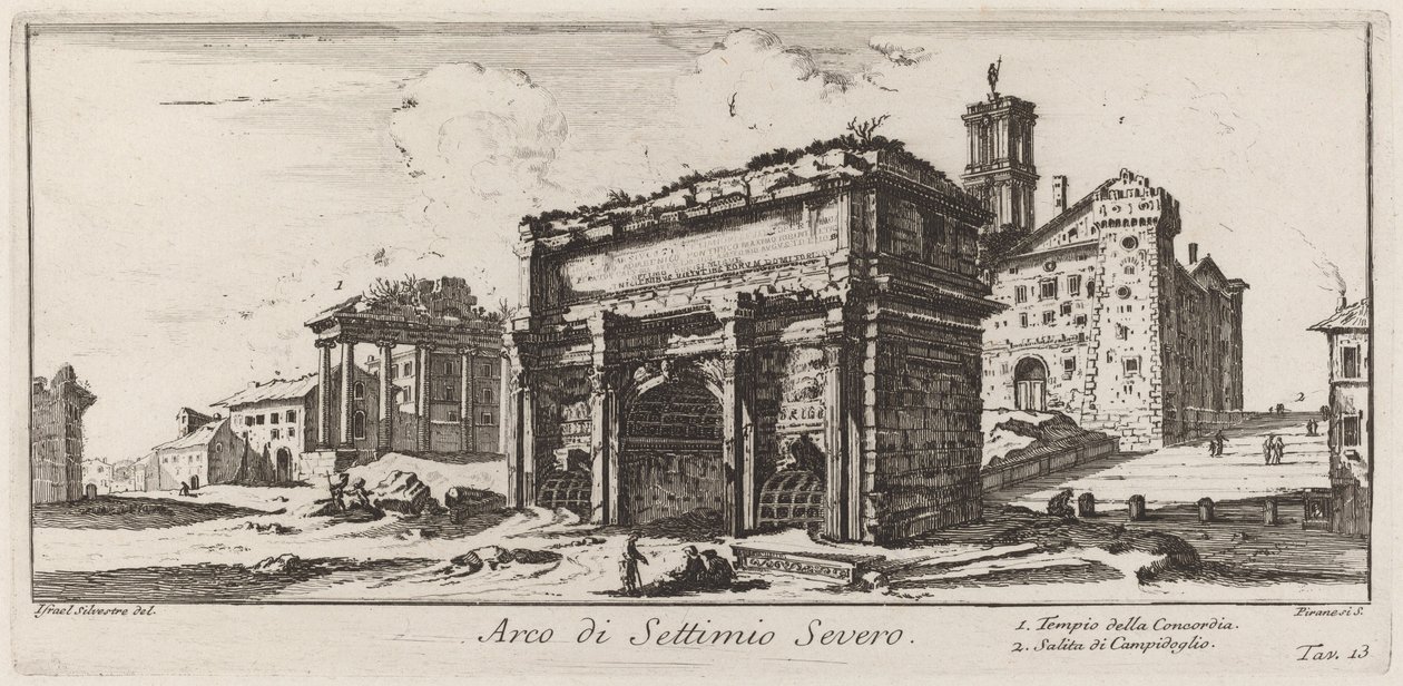 Septimius Severus Kemeri by Giovanni Battista Piranesi