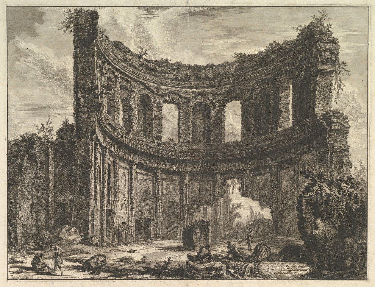 Tivoli yakınlarındaki Hadrian Köşkü