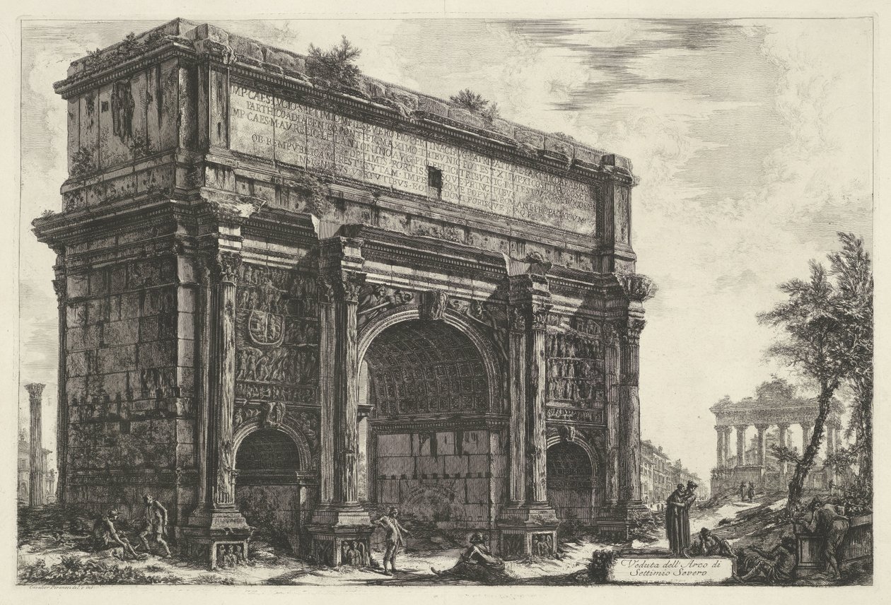 Boog van Septimius Severus te Roma Septimius Severus Kemeri