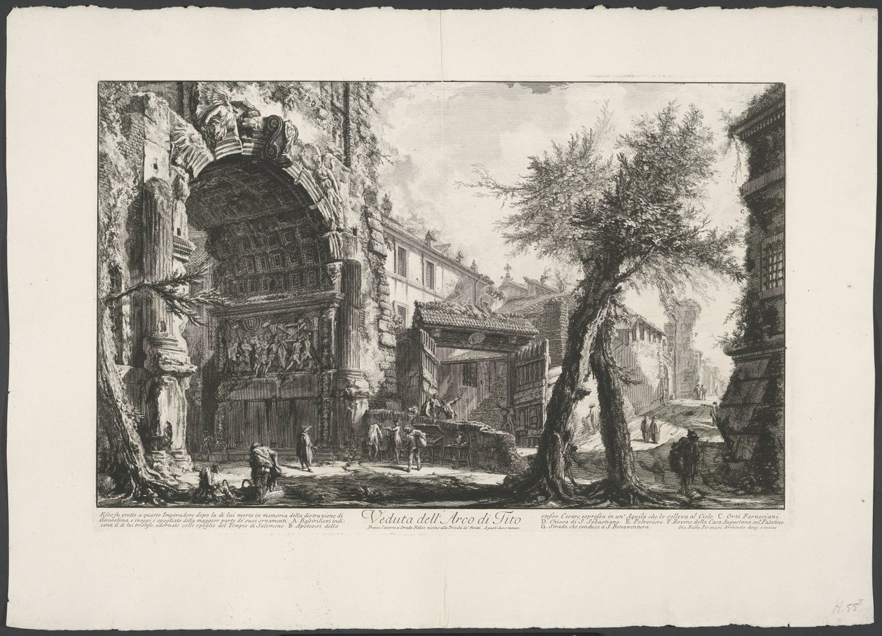 Boog van Titus te Roma Titus Kemeri