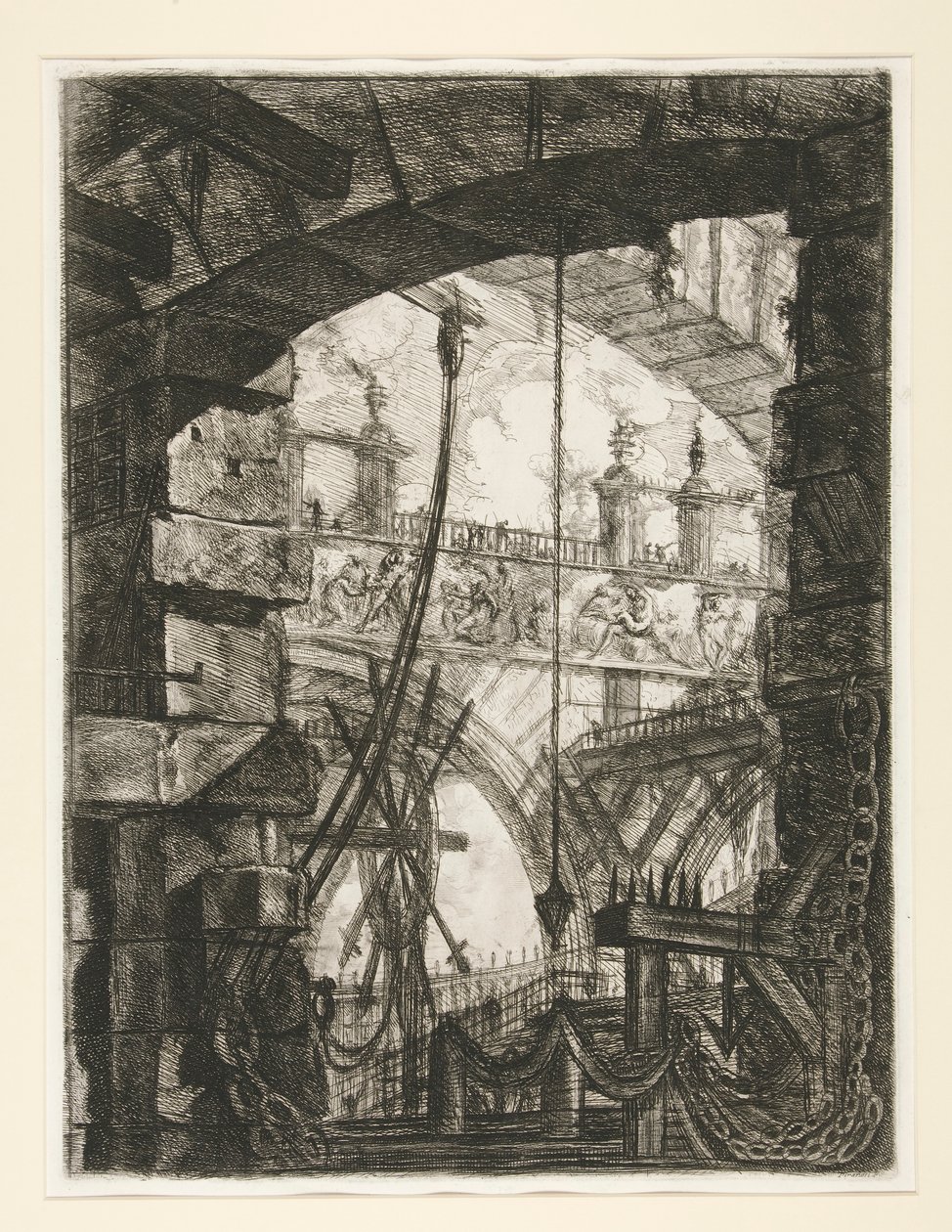 Hapishaneler, IV: Grand Piazza by Giovanni Battista Piranesi