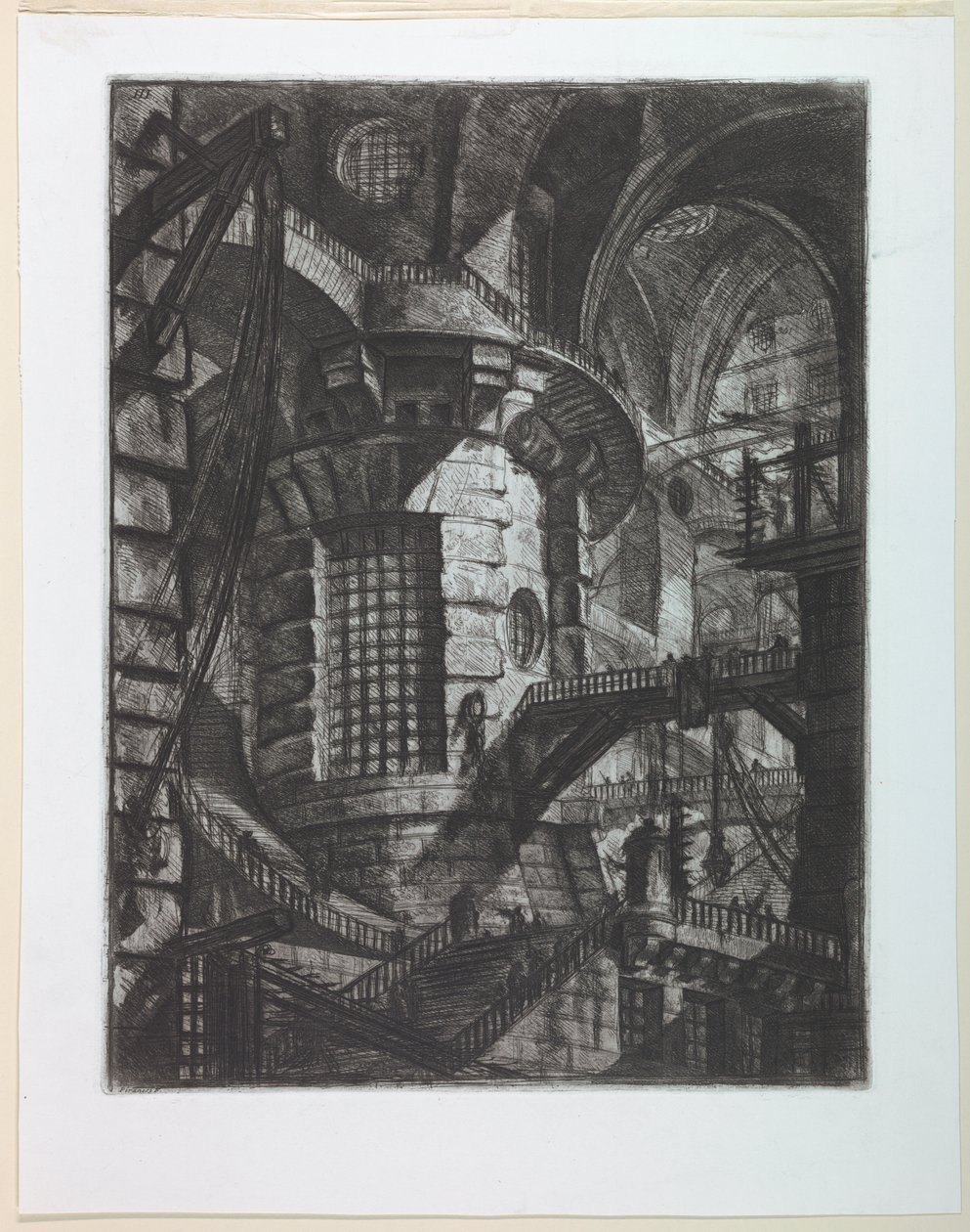 Carceri Serisi, Plaka III by Giovanni Battista Piranesi