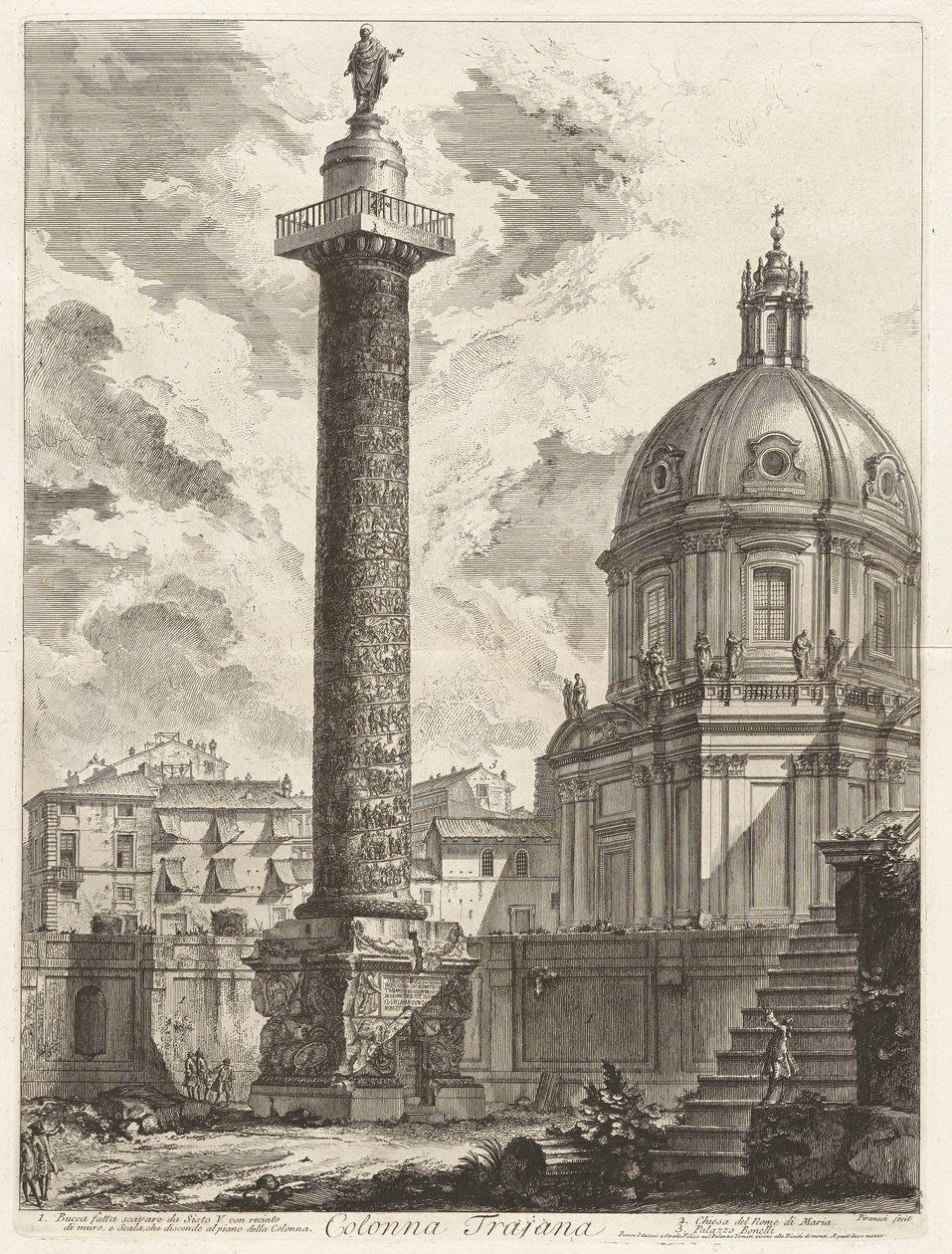 Colonna Trajana (Trajan by Giovanni Battista Piranesi