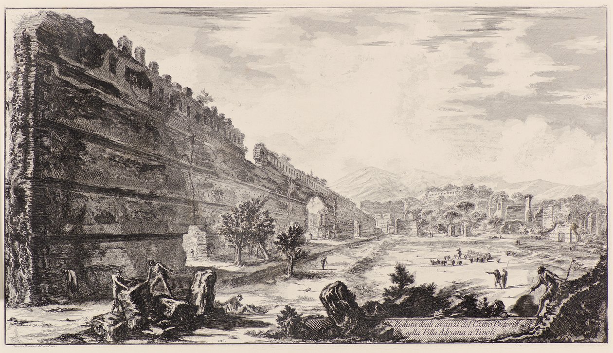 Degli Avanzi Del Castro Pretorio, Hadrian