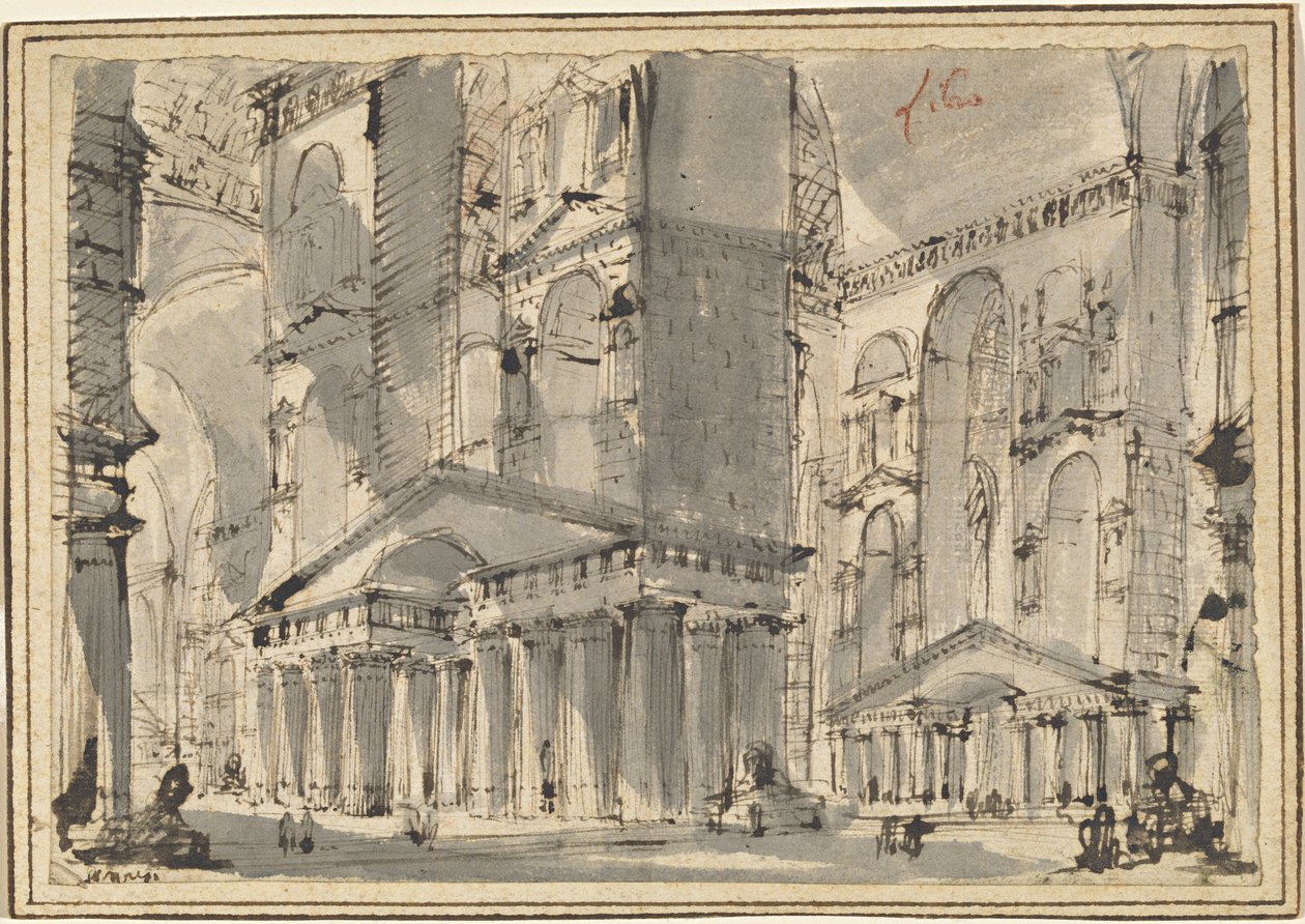 Eski Bir Hamamın Fantazisi by Giovanni Battista Piranesi