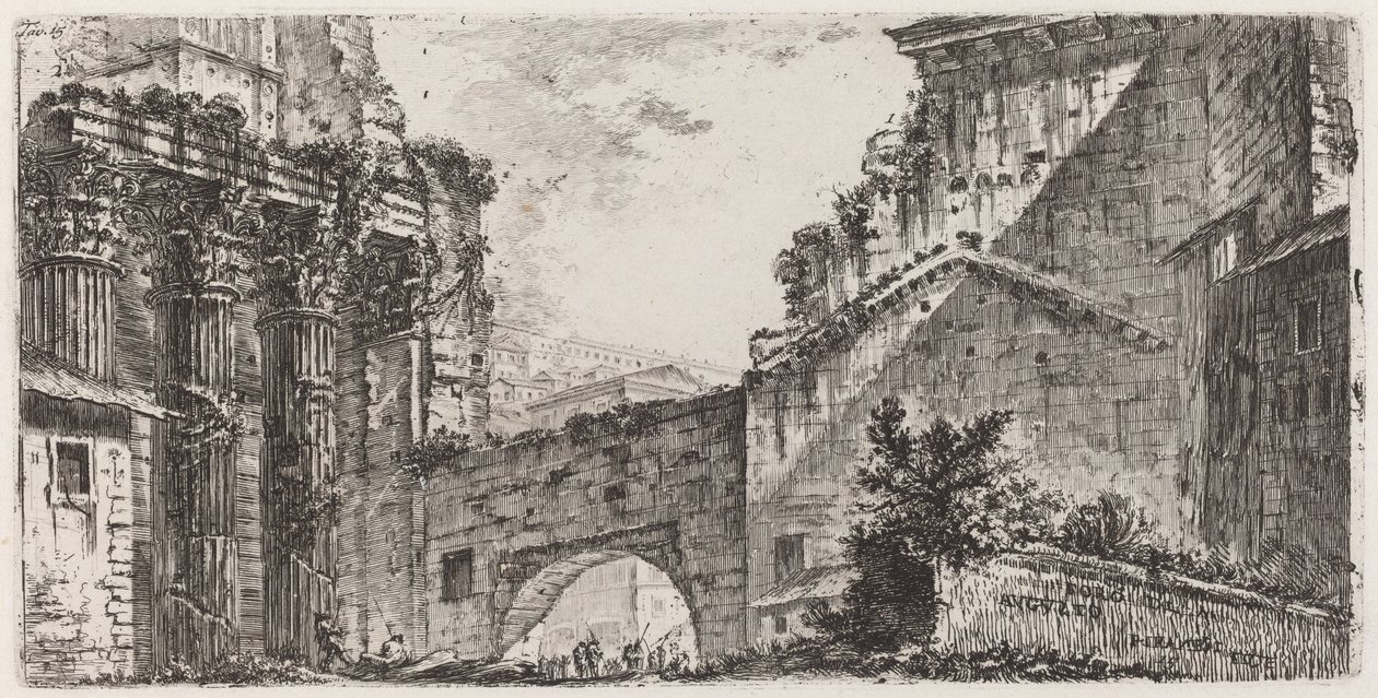 Augustus için by Giovanni Battista Piranesi