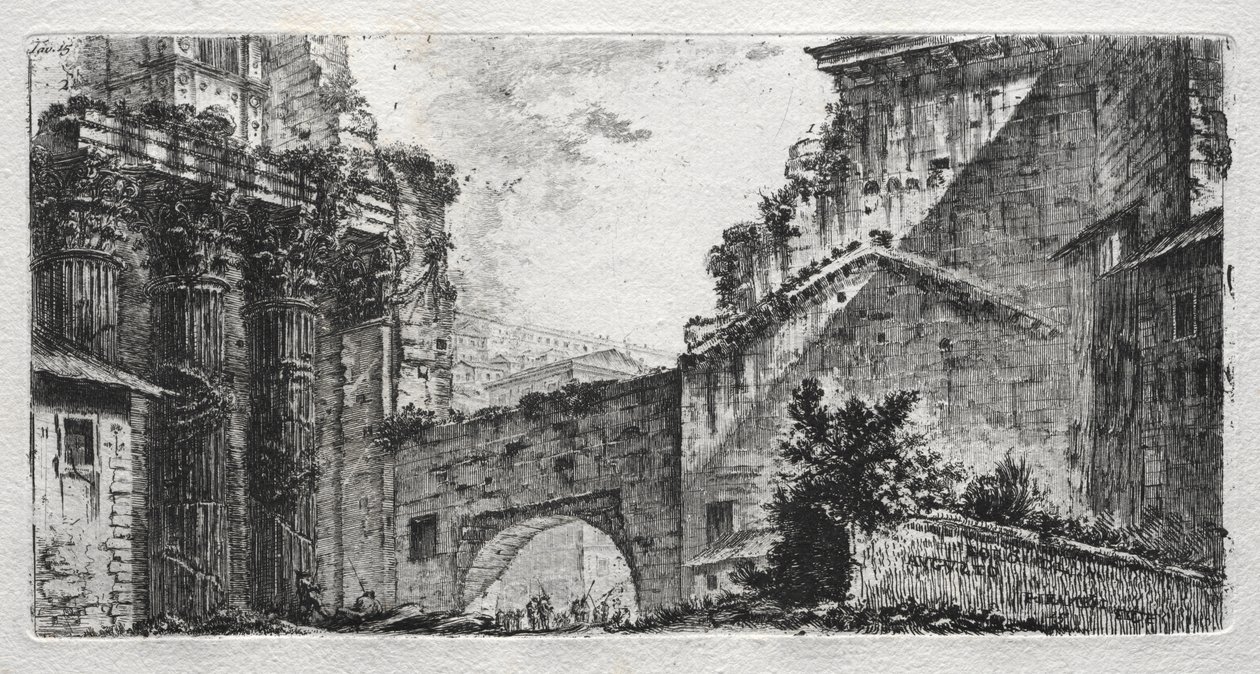 Augustus Forumu by Giovanni Battista Piranesi