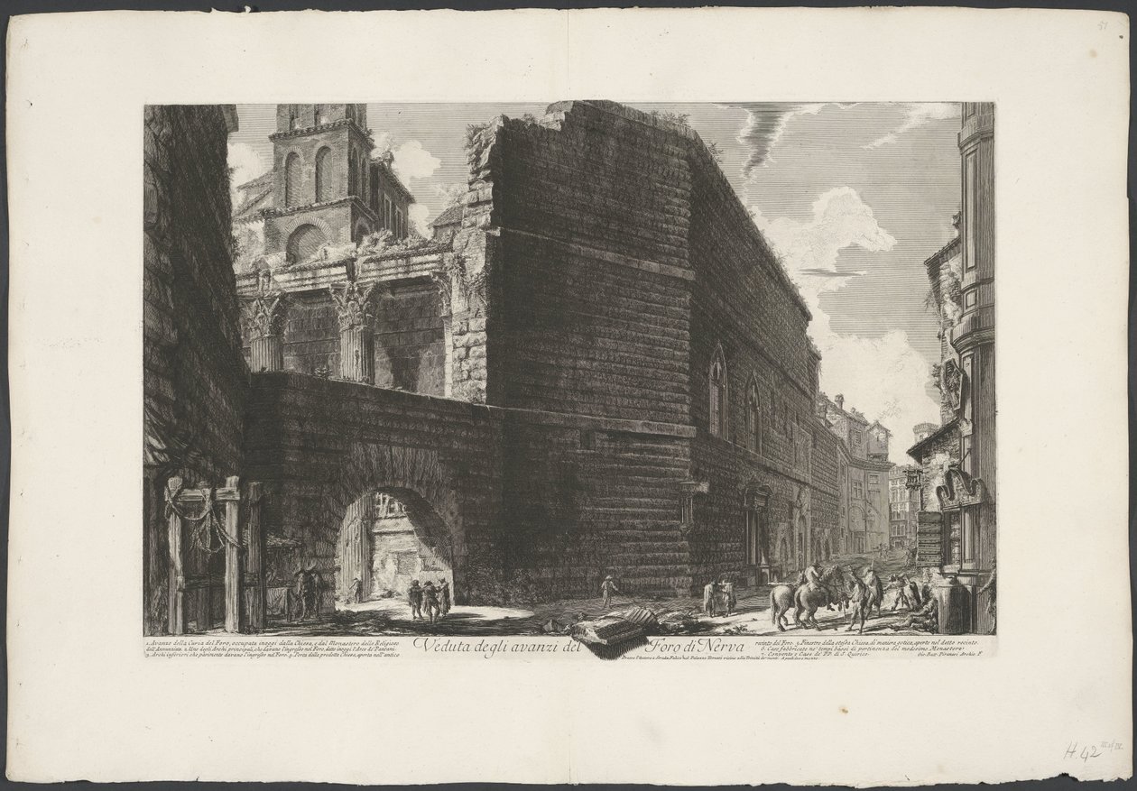 Forum van Augustus te Roma Nerva Forumu