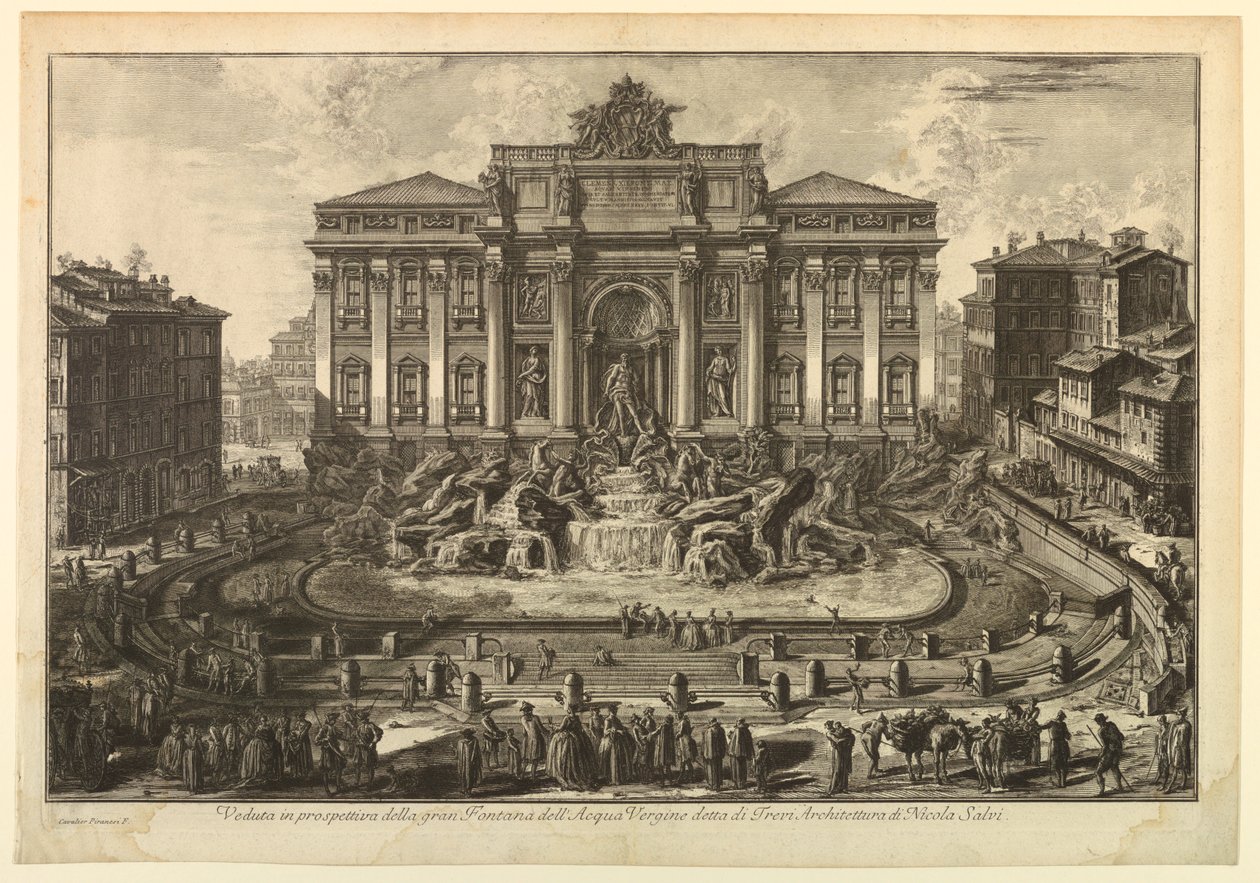 Trevi Çeşmesi by Giovanni Battista Piranesi